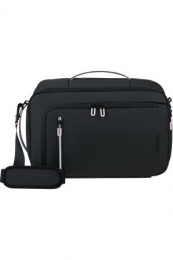 Utazótáska, kabin méret, 21l, 3 in 1, AMERICAN TOURISTER "Puffypop", fekete
